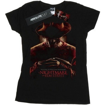 Vêtements Femme T-shirts manches longues A Nightmare On Elm Street Weclome To Your New Nightmare Noir
