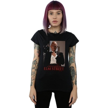 Vêtements Femme T-shirts manches longues A Nightmare On Elm Street Freddy Tuxedo Noir