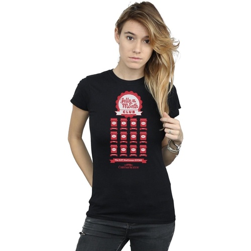 Vêtements Femme T-shirts manches longues National Lampoon´s Christmas Va Jelly Club Noir