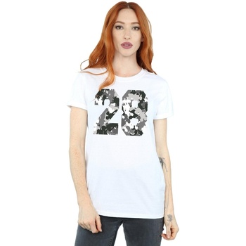 Vêtements Femme T-shirts manches longues Disney Mickey Mouse Pattern 28 Blanc