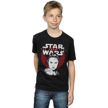 Vêtements Garçon T-shirts manches courtes Disney The Last Jedi Heroes Noir