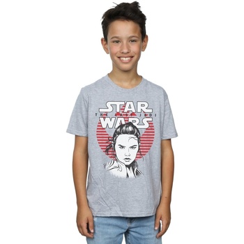 Vêtements Garçon T-shirts manches courtes Disney The Last Jedi Heroes Gris