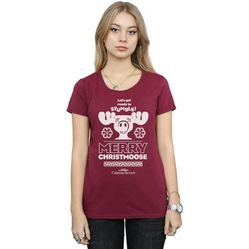 Vêtements Femme T-shirts manches longues National Lampoon´s Christmas Va Merry Christmoose Multicolore