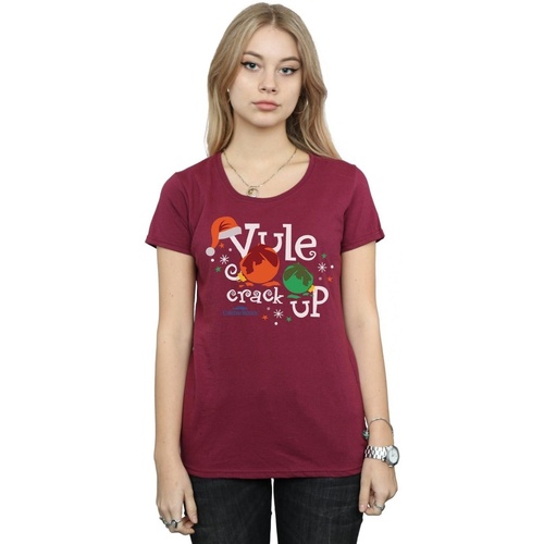 Vêtements Femme T-shirts manches longues National Lampoon´s Christmas Va Yule Crack Up Multicolore
