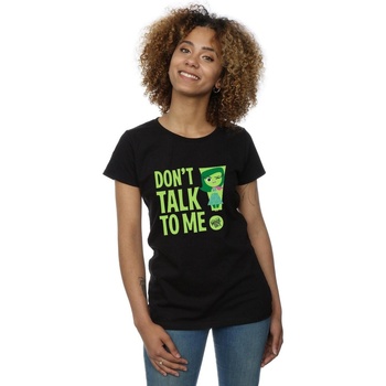 Vêtements Femme T-shirts manches longues Disney Inside Out Don't Talk to Me Noir