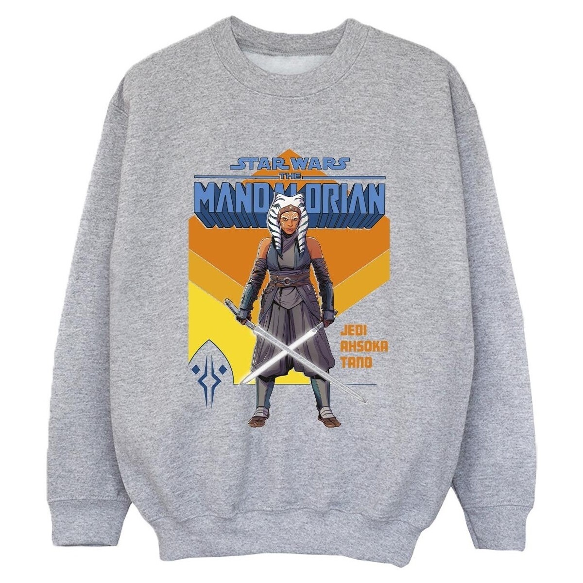 Vêtements Garçon Sweats Disney The Mandalorian Jedi Ahsoka Tano Gris