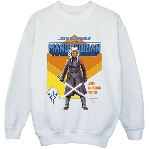 Vêtements Garçon Sweats Disney The Mandalorian Jedi Ahsoka Tano Blanc