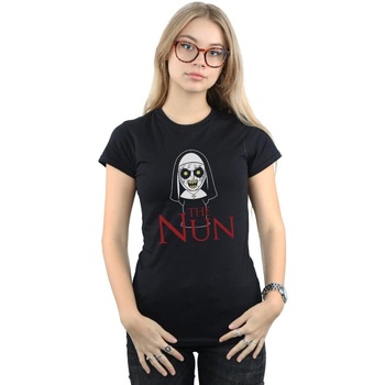 Vêtements Femme T-shirts manches longues The Nun Chibi Scare Noir