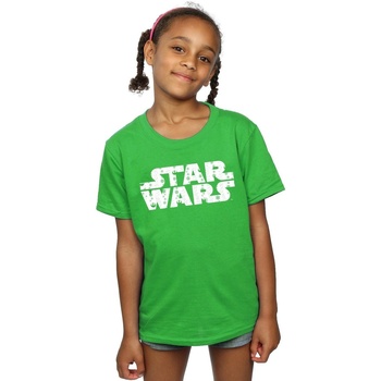 Vêtements Fille T-shirts manches longues Disney Christmas Logo Vert