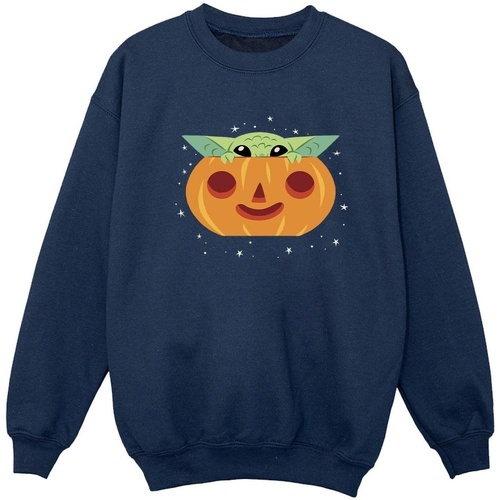 Vêtements Garçon Sweats Disney The Mandalorian Grogu Pumpkin Bleu