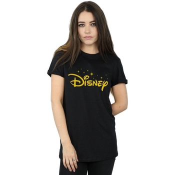 Vêtements Femme T-shirts manches longues Disney Logo Stars Noir