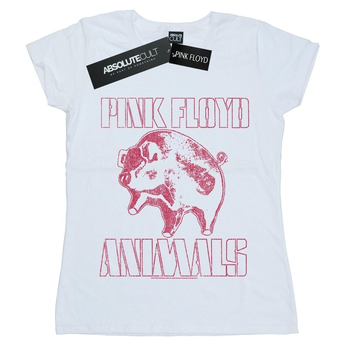 Vêtements Femme T-shirts manches longues Pink Floyd Animals Algie Blanc