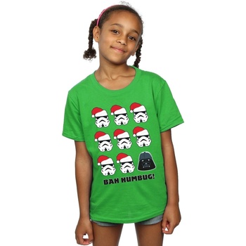 Vêtements Fille T-shirts manches longues Disney Christmas Humbug Vert