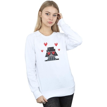 Vêtements Femme Sweats Disney Valentines Vader In Love Blanc