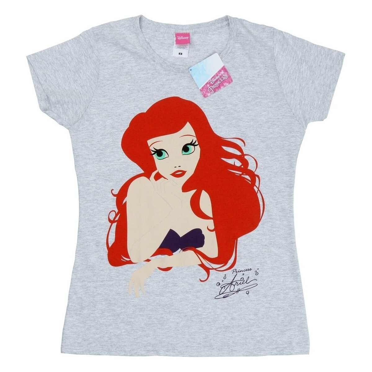 Vêtements Femme T-shirts manches longues Disney The Little Mermaid Ariel Silhouette Gris