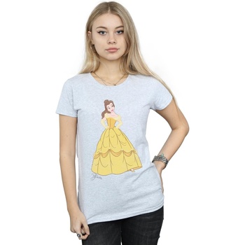 Vêtements Femme T-shirts manches longues Disney Classic Belle Gris