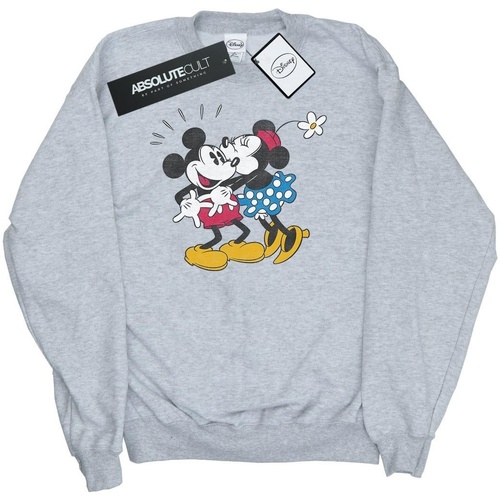 Vêtements Homme Sweats Disney Mickey Mouse Mickey And Minnie Kiss Gris
