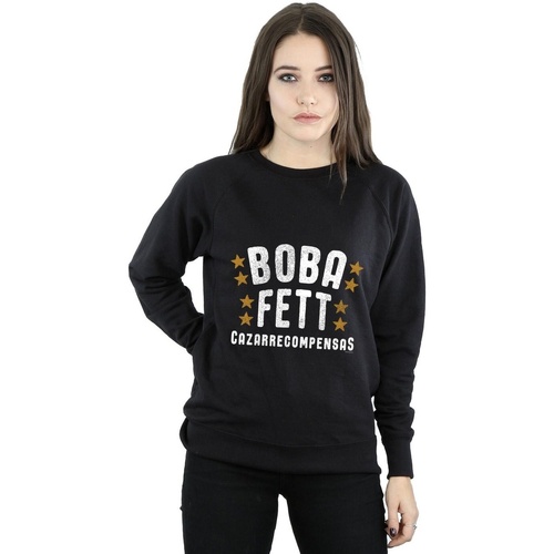 Vêtements Femme Sweats Disney Boba Fett Legends Tribute Noir