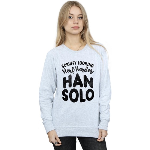 Vêtements Femme Sweats Disney Han Solo Legends Tribute Gris