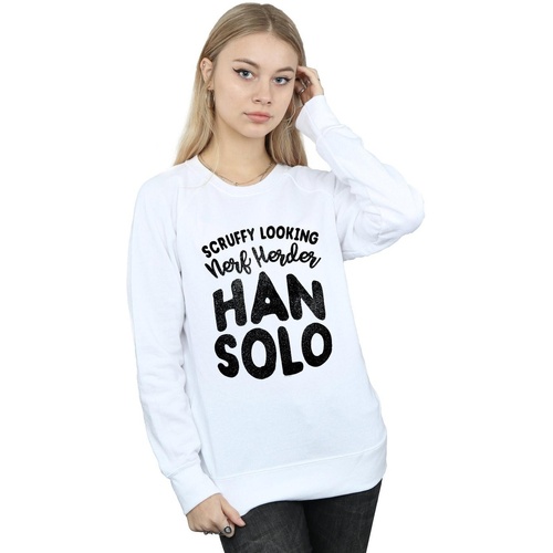 Vêtements Femme Sweats Disney Han Solo Legends Tribute Blanc