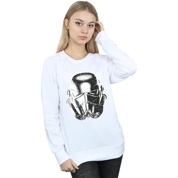 Vêtements Femme Sweats Disney Stormtrooper Warp Speed Helmet Blanc