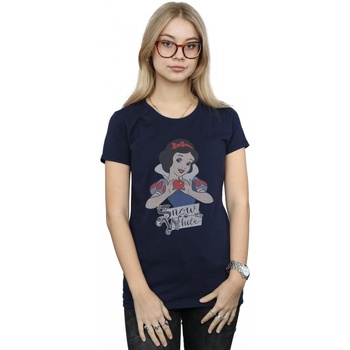 Vêtements Femme T-shirts manches longues Disney Snow White Apple Bleu