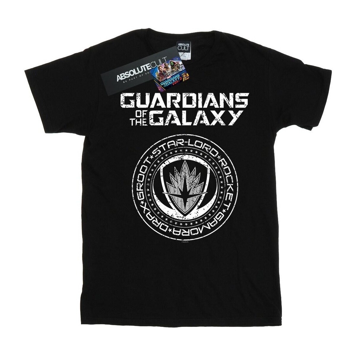 Vêtements Fille T-shirts manches longues Marvel Guardians Of The Galaxy Vol. 2 Distressed Seal Noir