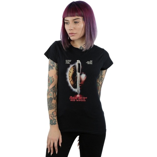 Vêtements Femme T-shirts manches longues Friday The 13Th The New Blood Noir