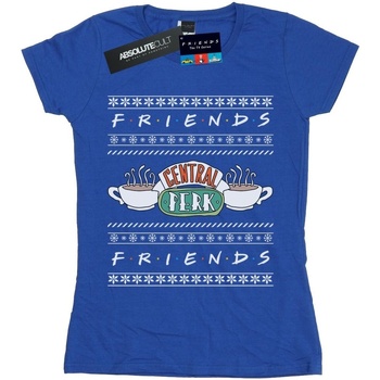 Vêtements Femme T-shirts manches longues Friends Fair Isle Central Perk Bleu