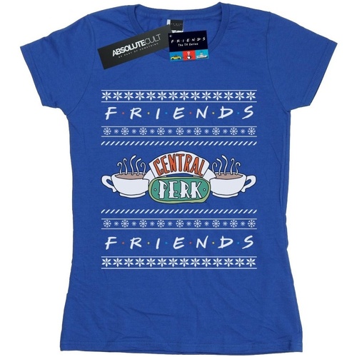 Vêtements Femme T-shirts manches longues Friends BI20818 Bleu