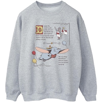 Vêtements Homme Sweats Disney Dumbo Story Book Page Gris