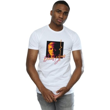 Vêtements Homme T-shirts manches longues David Bowie Fleur De Safran Blanc