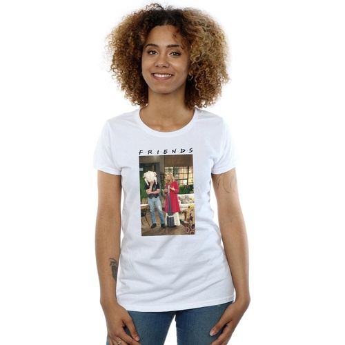 Vêtements Femme T-shirts manches longues Friends Joey Turkey Blanc