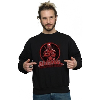 Vêtements Homme Sweats Marvel Deadpool Crossed Arms Logo Noir