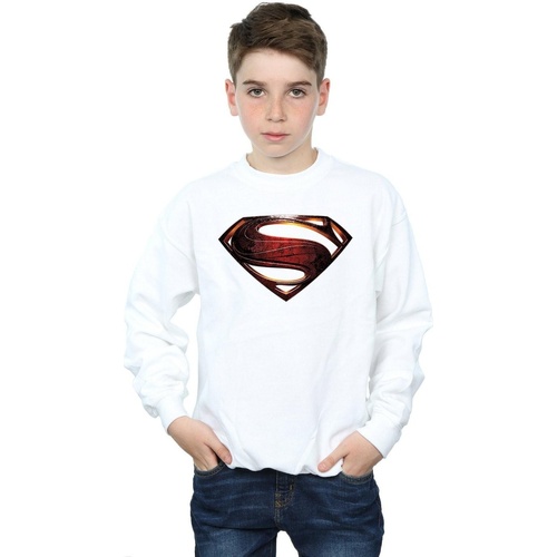 Vêtements Garçon Sweats Dc Comics Justice League Movie Superman Emblem Blanc