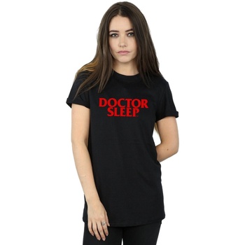 Vêtements Femme T-shirts manches longues Doctor Sleep Text Logo Noir