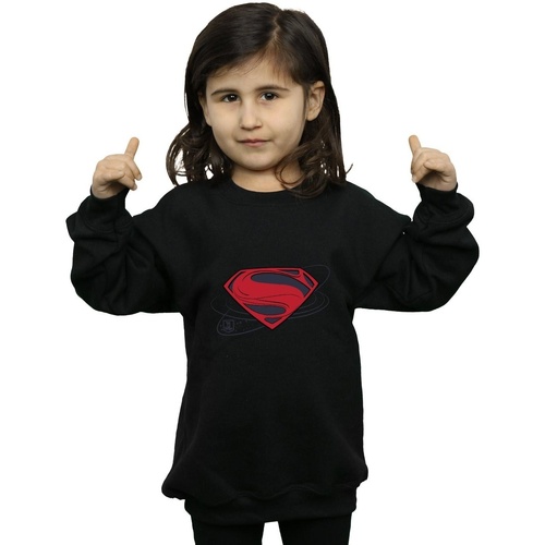 Vêtements Fille Sweats Dc Comics Justice League Movie Superman Logo Noir