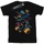 Vêtements Garçon T-shirts manches courtes Dc Comics Justice League Floating Icons Noir