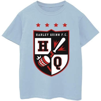 Vêtements Garçon T-shirts manches courtes Justice League Harley Quinn FC Pocket Bleu