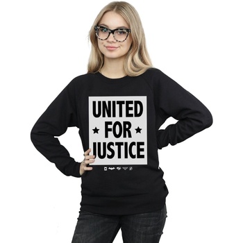 Vêtements Femme Sweats Dc Comics Justice League United For Justice Noir