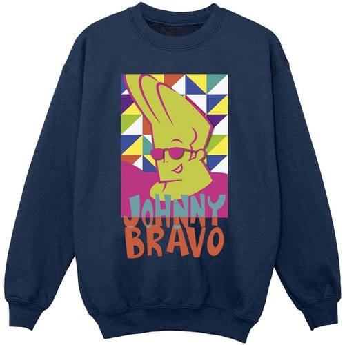 Vêtements Fille Sweats Johnny Bravo Multi Triangles Pop Art Bleu
