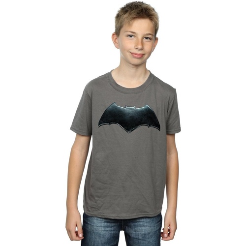Vêtements Garçon T-shirts manches courtes Dc Comics Justice League Movie Batman Emblem Multicolore