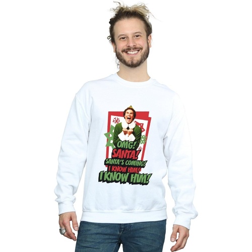 Vêtements Homme Sweats Elf OMG Santa Blanc
