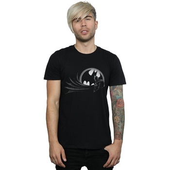 Vêtements Homme T-shirts manches longues Dc Comics Batman Spot Noir