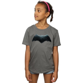 Vêtements Fille T-shirts manches longues Dc Comics Justice League Movie Batman Emblem Multicolore