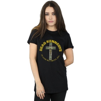 Vêtements Femme T-shirts manches longues Dead Kennedys In God We Trust Noir