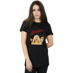 Vêtements Femme T-shirts manches longues Blondie Band Trio Noir