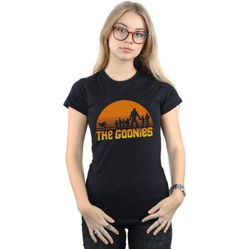 Vêtements Femme T-shirts manches longues Goonies Sunset Group Noir