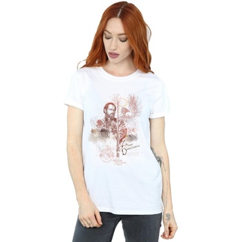 Vêtements Femme T-shirts manches longues Fantastic Beasts Albus Dumbledore Blanc