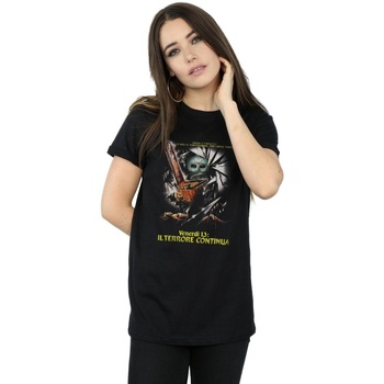 Vêtements Femme T-shirts manches longues Friday The 13Th Italian Movie Poster Noir
